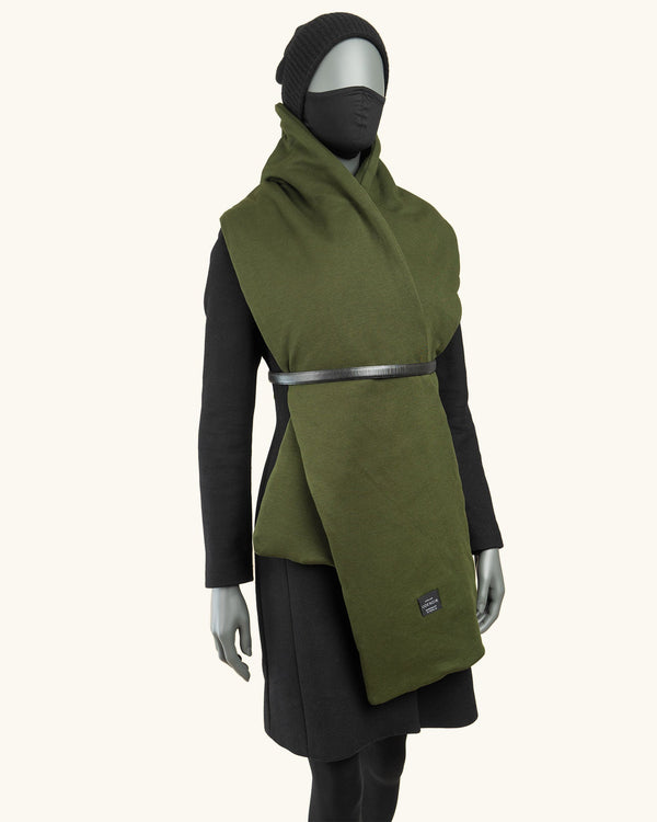Thermal Scarf Rosin Green - Atelier Odenoir  - Geschlechtsneutrale Kleidung Handmade in Berlin - Gender Neutral Clothing Handmade in Berlin