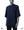 Gender Neutral Night Blue Closed Kimono Cardigan ST - Atelier Odenoir  - Geschlechtsneutrale Kleidung Handmade in Berlin - Gender Neutral Clothing Handmade in Berlin